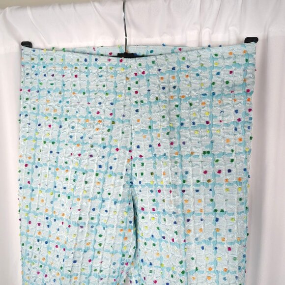 Vintage Sassia Blue Pants Small Silk Polka Dot - Picture 2 of 8